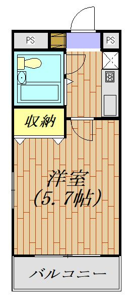 クリオ星川壱番館　３０６号室の間取り