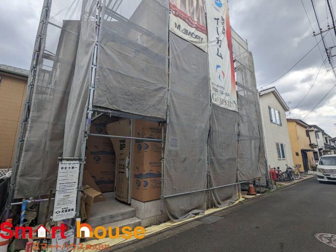 相模原市南区西大沼2丁目４期　新築１棟の前面道路含む現地写真