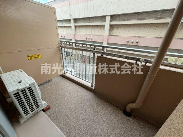 ハイマート弥刀２番館のバルコニー