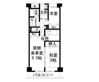 【間取り】 | フレール綾瀬１ | 間取りです。