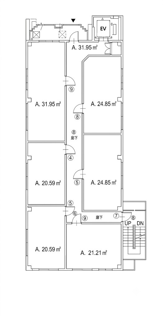 ピークコム東加賀屋の間取り