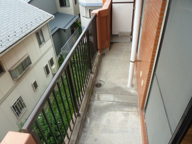 ドミール薬円台のバルコニー