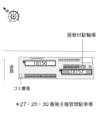 【駐車場】 | レオパレスグランデ泉Ｂ