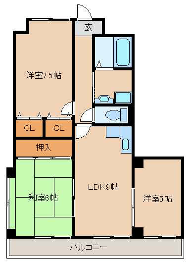 マノワールＩＮＯの間取り