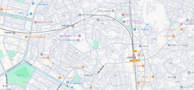 5日(土)6日(日)現地ご見学可能！　神戸市北区鈴蘭台西町　新築一戸建ての地図