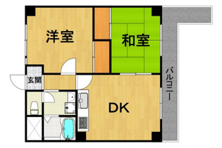 アビタコア１の間取り