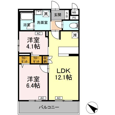 Royal　Hills（ロイヤルヒルズ）の間取り