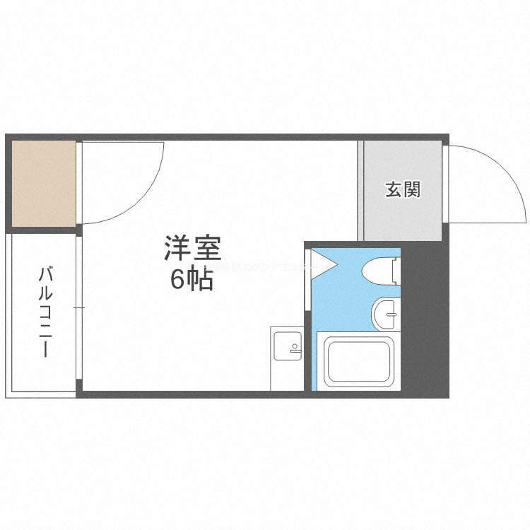 グランソシエ住之江の間取り