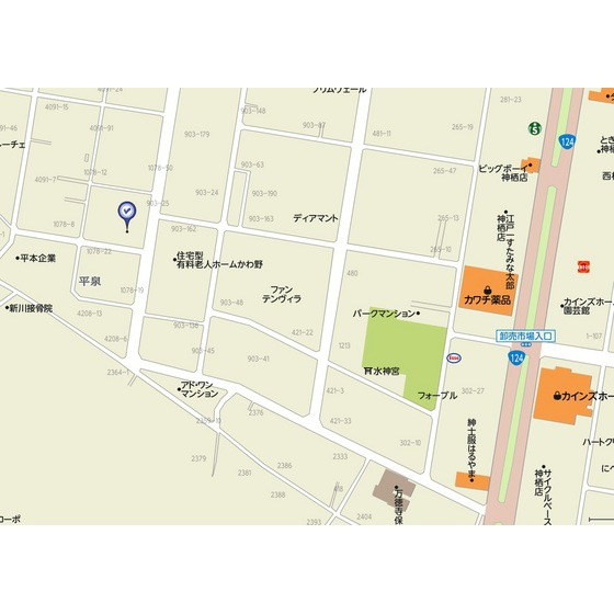 モナクメゾン Y・Iの地図|案内図