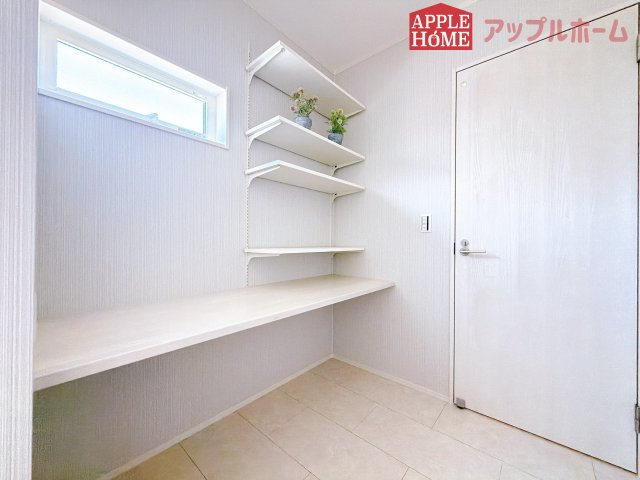 [新築住宅] 深谷市上柴町西1丁目 全2区画のランドリースペース|ランドリースペースあります♪