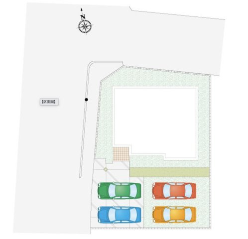 [新築住宅] 深谷市上柴町西1丁目 全2区画の区画図