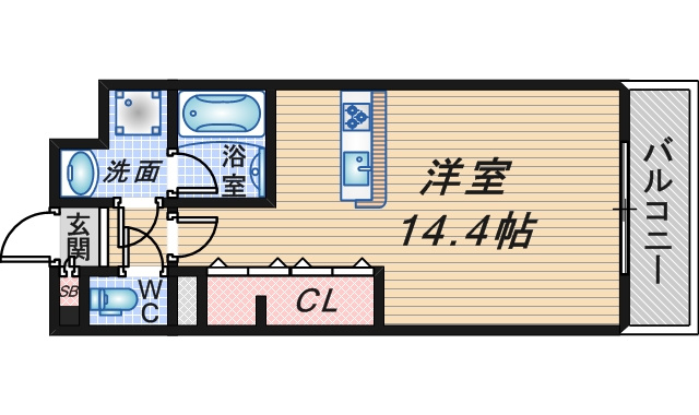 ラフィーヌフジの間取り