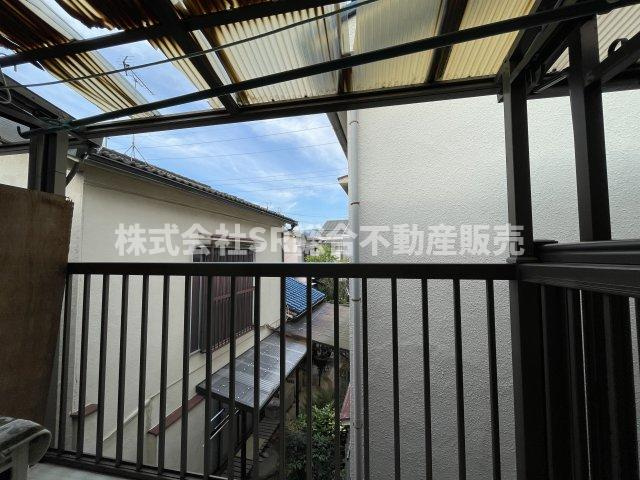 若江東町1丁目中古テラスハウスの展望|外からの目を気にせずに洗濯物が干せます！