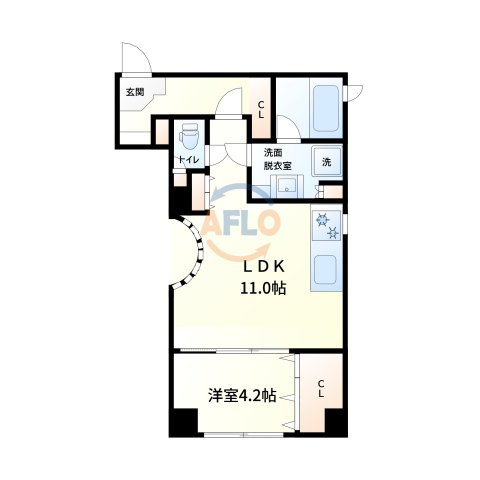 シティライフキョウマチボリの間取り|シティライフ京町堀　間取り