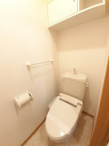 メゾン・パラジソのトイレ|落ち着いた色調のトイレです