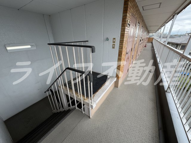 ベルハイム俊徳道のバルコニー|広々としたバルコニーです