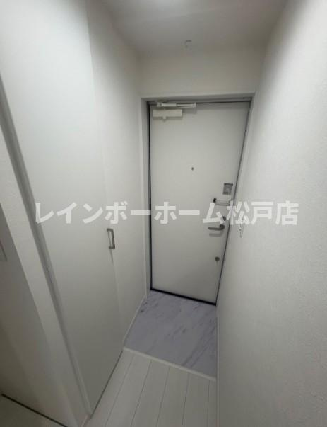 柏市北柏５丁目のアパートの玄関|きれいな玄関です