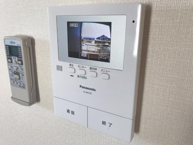熊本市東区小山２丁目のアパートのセキュリティ|カメラ付インターホン
