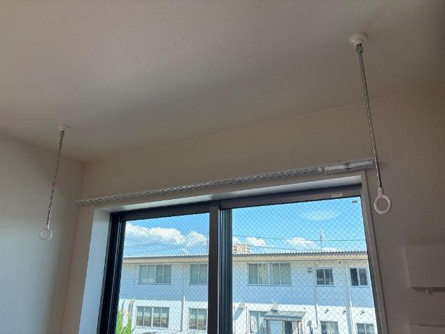 熊本市東区下南部１丁目のアパートの設備|室内物干し