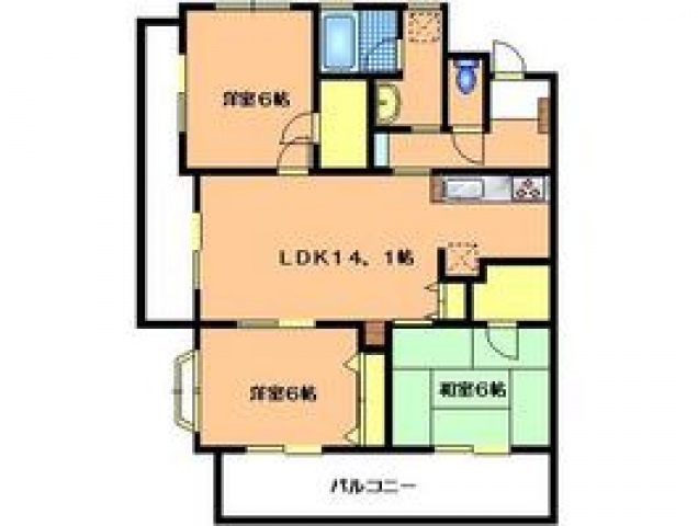 Ｖｉｌｌａ　Ｖｅｒｔの間取り