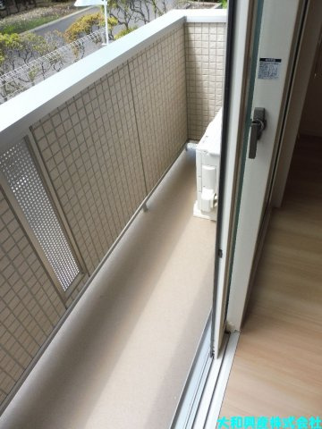 グレイスさくらのバルコニー