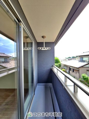 【バルコニー】 | 第16栃木大平町富田　1号棟 | 多少の雨も安心の広々としたインナーバルコニー☆
