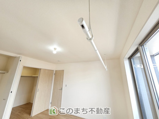 【設備】 | 第16栃木大平町富田　1号棟 | 室内物干し金物標準装備☆