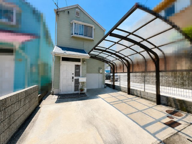 神戸市須磨区東白川台2丁目　戸建の前面道路含む現地写真