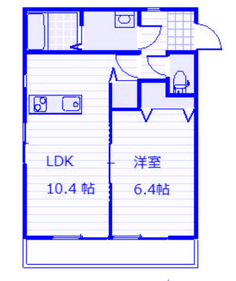 ルフレ　Ｌ の間取り