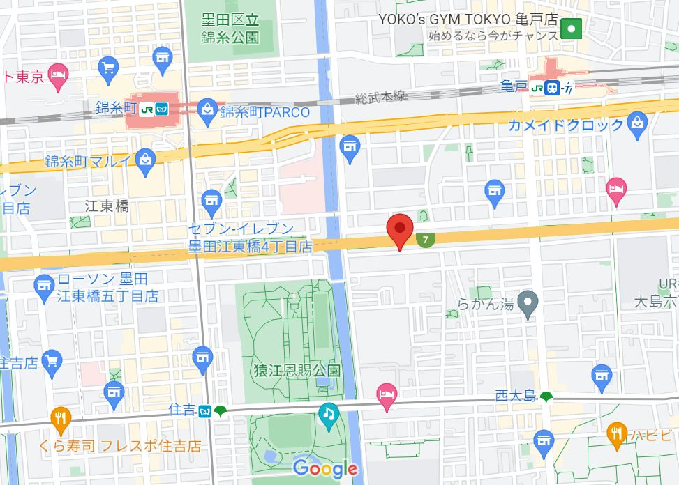 NSGATE西大島westの地図