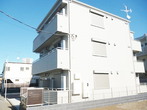 千葉市稲毛区稲丘町のアパートの外観