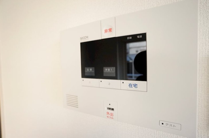 千葉市稲毛区稲丘町のアパートのセキュリティ