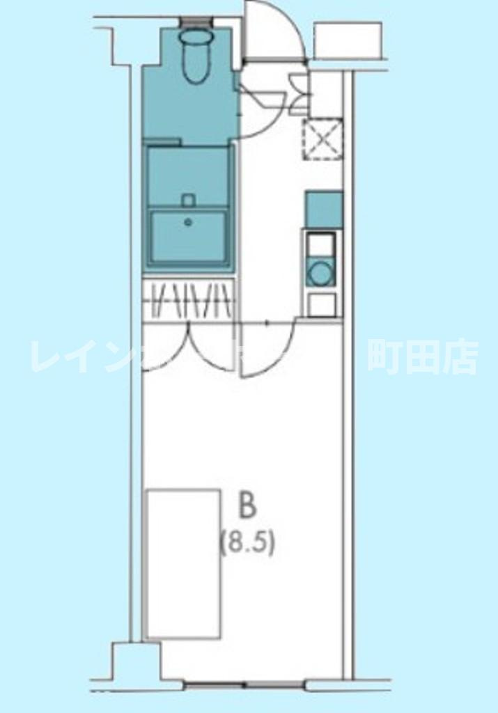 まちのもり本町田※初期費用分割あと払いサービス利用可能物件の間取り