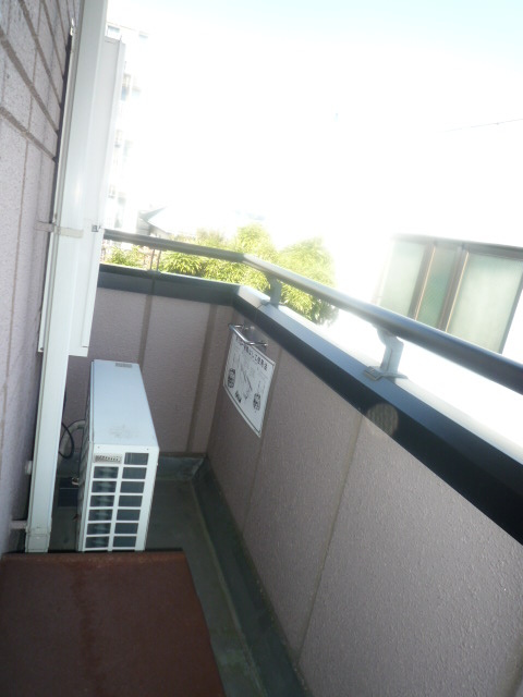 グリーンヒルズ柿の木坂のバルコニー