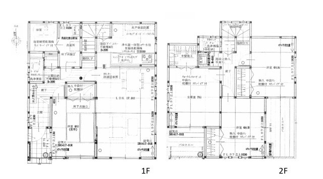 四街道市大日　中古戸建の間取り