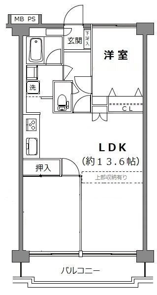 グリーンパーク南砂の間取り|間取りです。