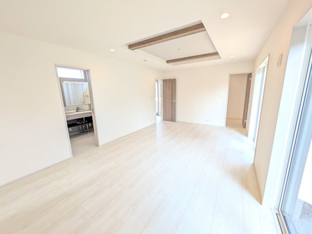 水戸市赤塚　1丁目　新築戸建て　1号棟の居間・リビング