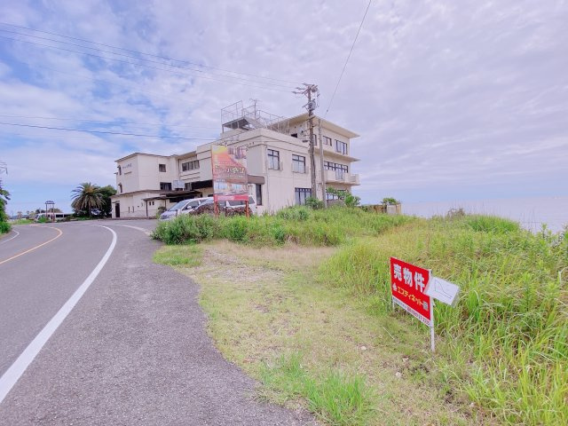 知多郡美浜町大字野間字冨具崎の前面道路含む現地写真