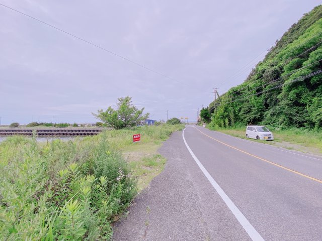 知多郡美浜町大字野間字冨具崎の前面道路含む現地写真