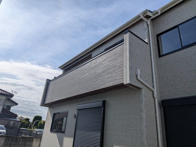 水戸市赤塚　1丁目　新築戸建て　2号棟のバルコニー