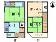 山科区上花山講田町　中古戸建の画像