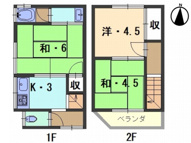 山科区上花山講田町　中古戸建の画像