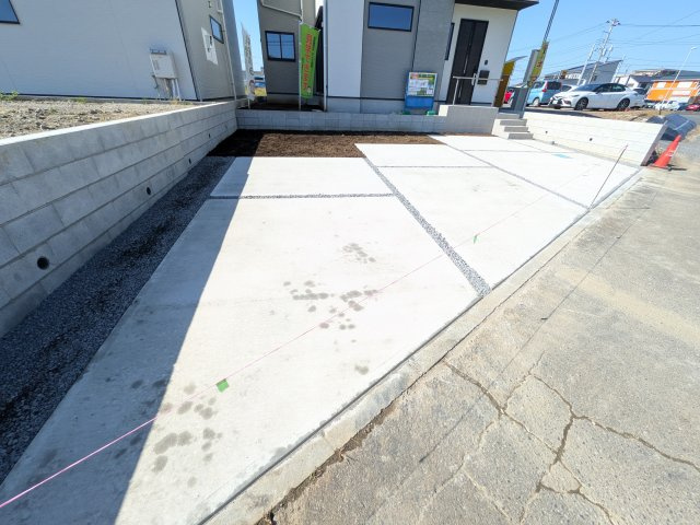 取手市藤代南　3期　新築戸建て　1号棟の駐車場|駐車は3台可能です♪