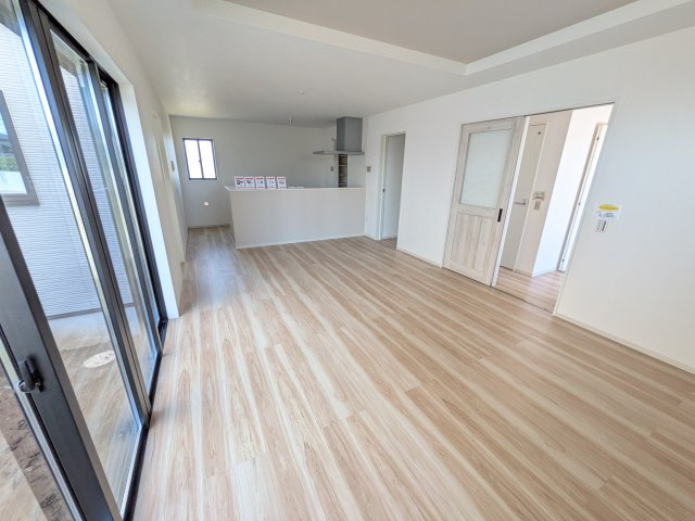 取手市藤代南　3期　新築戸建て　1号棟の居間・リビング