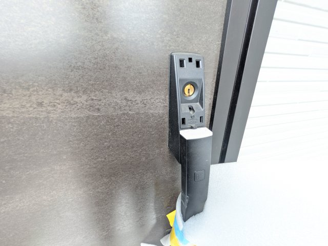 第1　常総市収納谷　新築戸建て　1号棟の玄関
