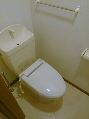 【トイレ】 | クローバＢ | 落ち着いたトイレです