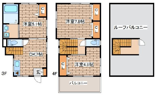 劉ビルの間取り
