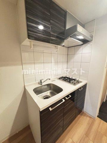 大阪市中央区瓦屋町２丁目の賃貸マンションのキッチン