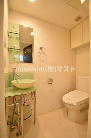 大阪市中央区南久宝寺町１丁目の賃貸マンションの洗面所