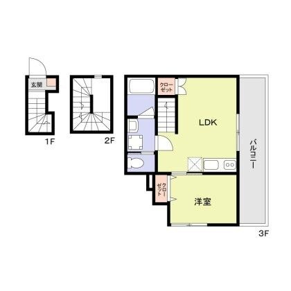 ＷｏｏｄＣｒｅｓｔ大井Ｒｅｓｉｄｅｎｃｅの間取り|間取りです。